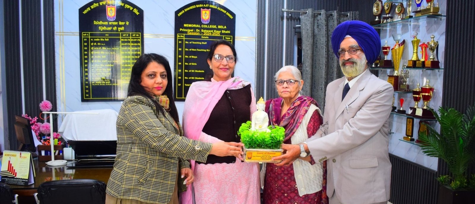 Saini Charitable Trust distributed scholarships at Bela College